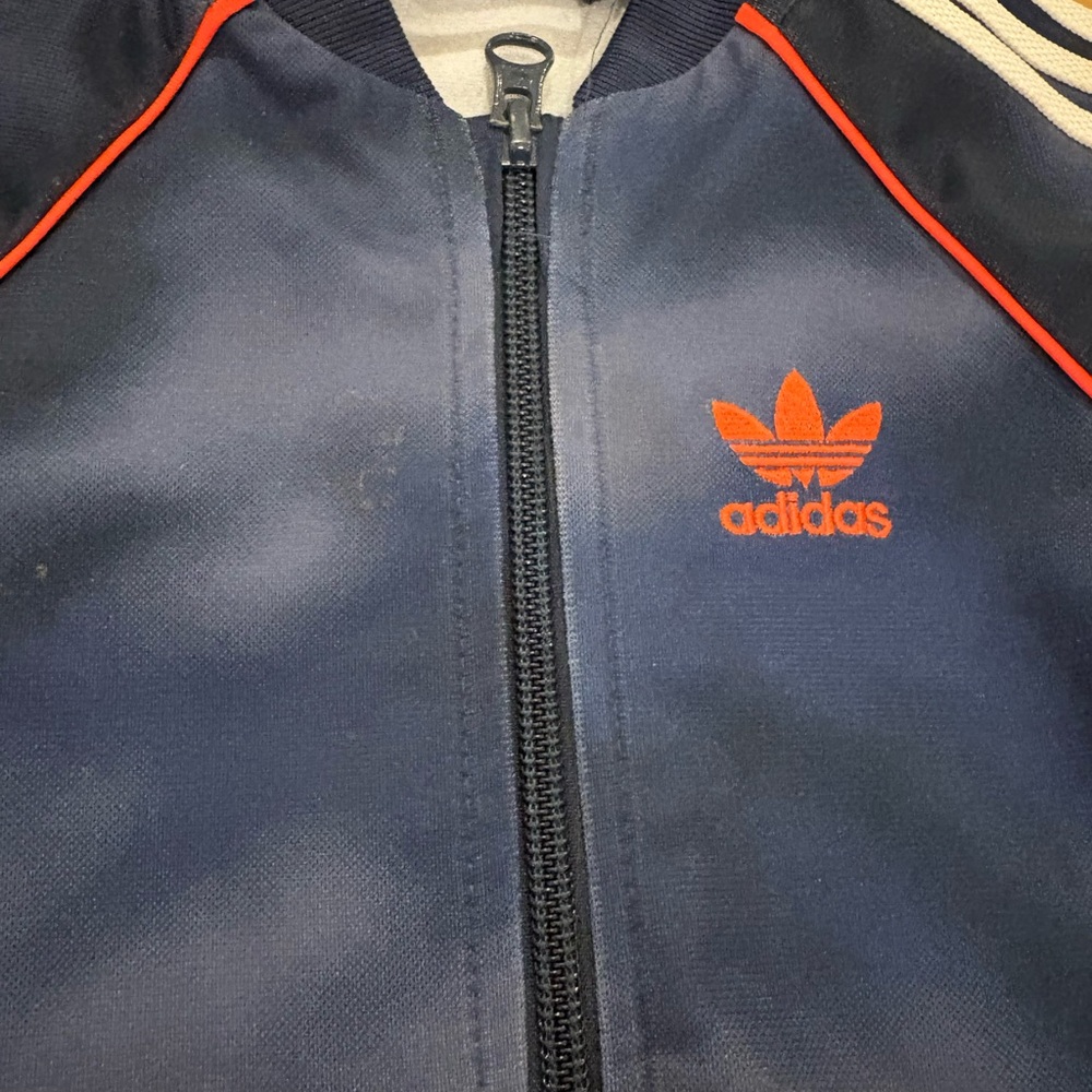 Adidas 12-18 Navy and Orange Tracksuit - Picture 2 of 6